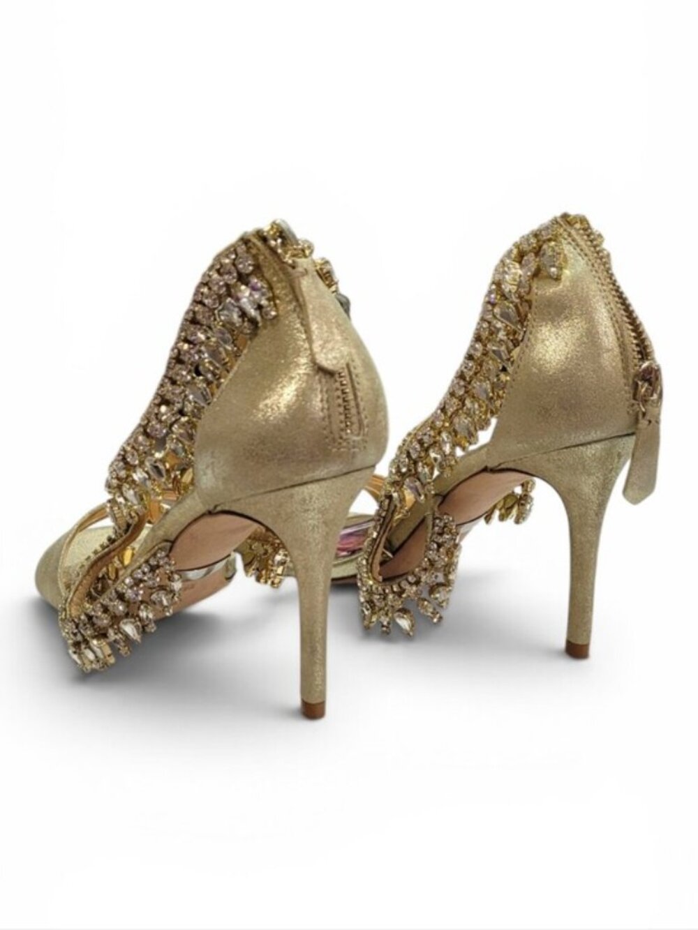 Badgley Mischka Grammy II Crystal Heels 9.5 - Picture 6 of 8